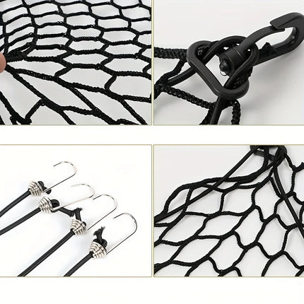1pcs Car pet barrier net, elastic band material,adjustable telescopic net,car pet barrier net,rear seat dog obstacle safety net