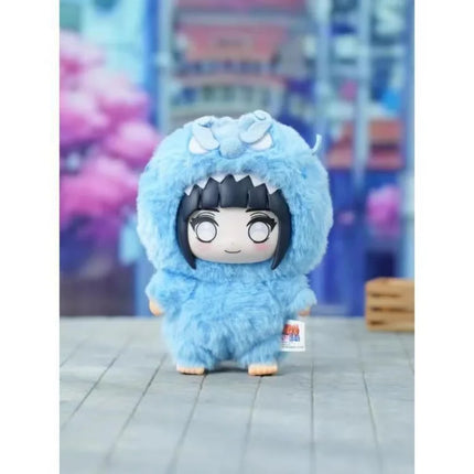 Bandai Naruto Shippuden Beast Party Plush Blind Box 15cm PVC Vinyl Doll Kawaii Figure Desk Decoration Collectible Gift for Fans