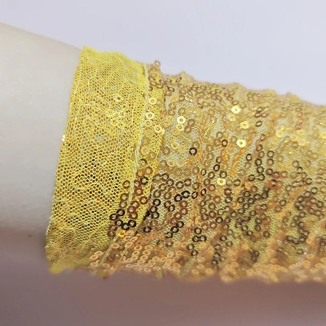 50cm Sequins Long Hook Finger Women Gloves Nightclub Stage Performance Party Sexy Cosplay Clothing  Long Fingerless Mittens