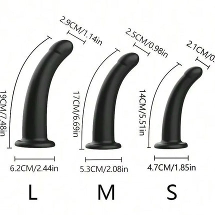 Silicone Anal Plug & Dilator Kit - Unisex Anal Training Set for Men & Women, Adult Erotic Sex Toy