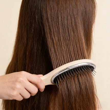 1pc Professional Brush For Wig Anti Static Steel Comb for Tangle Hair Extensions Training Salon Tools