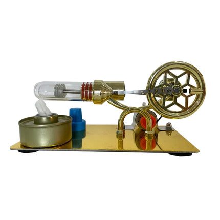 Mini Stirling Engine Model Generator with Light Color Engine Physics Experiment Popular Science DIY Production Invention Toy