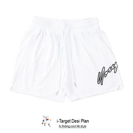 Trend Men's Mesh Beach Swim Casual Shorts Man Quick Dry Loose Basketball Jogger Short Pants Gym Fitness Sport Running Sweatpants