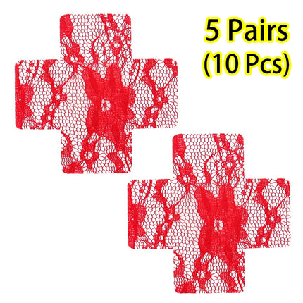 Women Self-Adhesive Disposable Lace Nipple Cover Breast Pasties Stickers For Strapless Clothes Sex Toys Flirtation Accessories