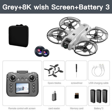 Lenovo MINI V666 Drone 4K Professional WIFI 5G Dron Obstacle Avoidance Brushless Altitude Headless Mode RC Quadcopter Toys
