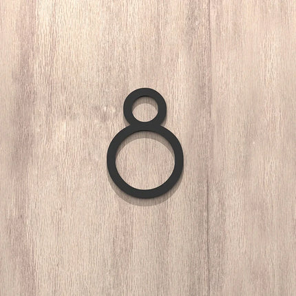 On The Door Extra Apartment Floating Exterior House Hotel Building 3D Digits Number Art Nordic Home Decor Wall Sticker Acrylic