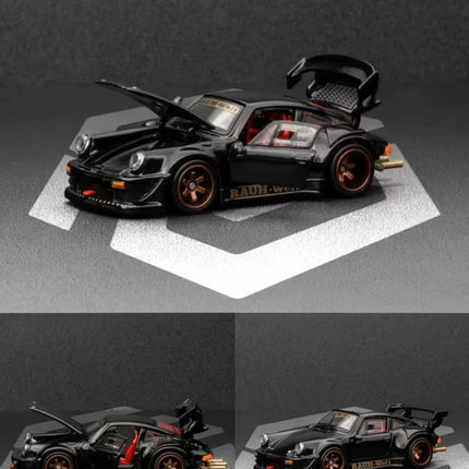 FG 1:64 Alloy Fully Open Model RWB930 Widebody Modified Edition GT Wing Edition Collectible Display Item Gift Toy
