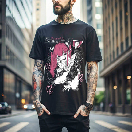 Marin Kitagawa T-shirt My Dress Up Dear Girl Anime Shirt Men and Women Summer Cotton Comfortable Loose Fashion Short Sleeve Top