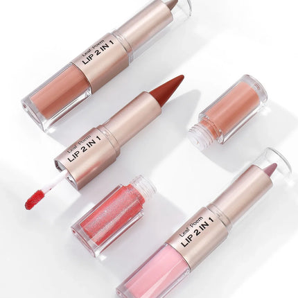 Tapered Lip Liner Lipstick Pen Matte Black Brown Velvet Lipstick Outline Contour Lipliner Water Mirror Moisturizing Lip Gloss