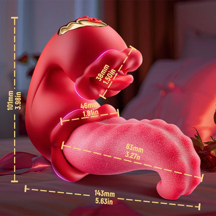 Adult Toys Licking Swing Tongue Vibrator Female Masturbation Tools for Women Sex Toy Vibration Stimulator Rose Dildo Sex Toys 18