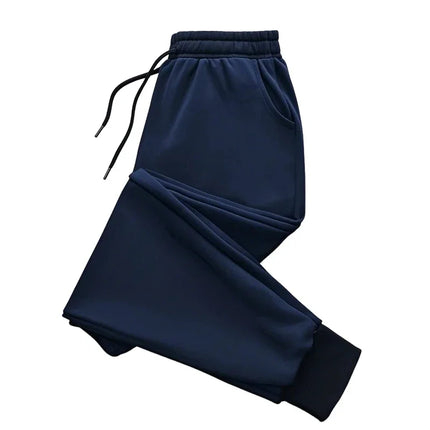Men No Printed Long Pants Autumn Winter Women Loose Fashion Outdoor Fitness Jogging Drawstring Sweatpants Daily Casual Pants