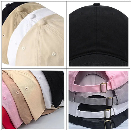 Custom Baseball Cap Embroidered Text Name Logo Soft Washed Cotton Dad Hats for Men Women ﻿ ﻿
