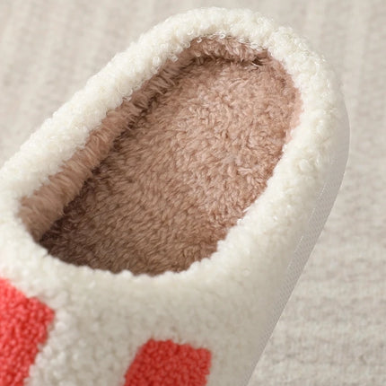 Women Indoor Slippers Warm Plush Home Slipper Autumn Winter Shoes Woman House Flat Floor Soft Silent Slides for Bedroom