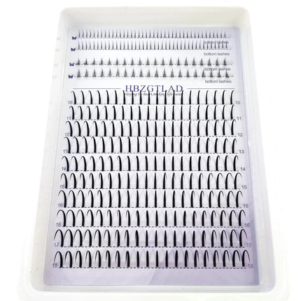 HBZGTLAD Lash Nails Extra Long Lash Nails Lash Bundles Lash Stretchers Bottom and Pointed Lash Clusters DIY Fairy/Manga Eyelash