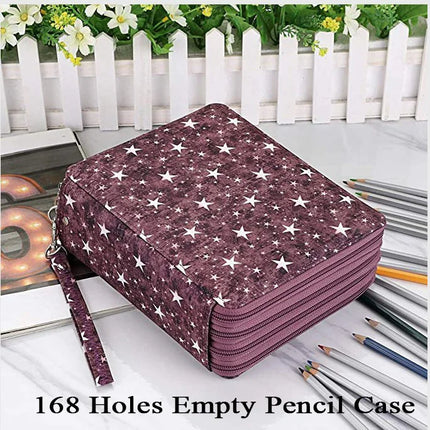 72/120/168/200 Slots School Pencil Cae for Girls Stationery Box Organizer Large Capacity Pencilcase Kawaii Pen Bag Office Pouch
