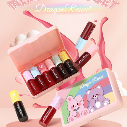 Hydrating Lip And Cheek Gloss Blush Set Long Lasting Moisturizing Color Lock Brightens Not Sticky Mini Lip Dye