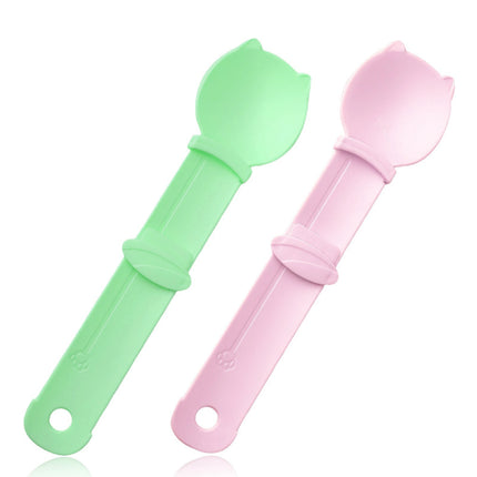 2PCS Cat Strip Feeder Spoon Easy Squeeze Cat Treat Holder for Wet Food Snacks Reusable Pet Supplies Feeding Tool Cats Kittens