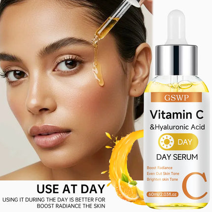 GSWP Day & Night Serum Set,Vitamin C + Retinol + Hyaluronic Acid Serums,Deeply moisturizes,tightens and brightens the face.2/3PC
