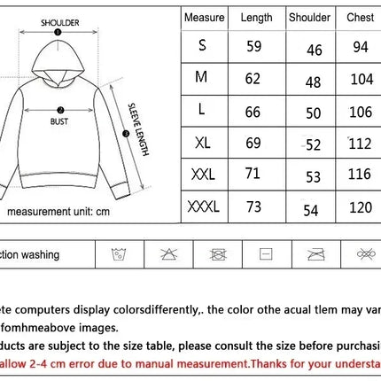 Autumn and Winter Casual Loose  Printed Sweater Hoodie autism skeleton Print Fashion Summe Men's Oversized Y2K