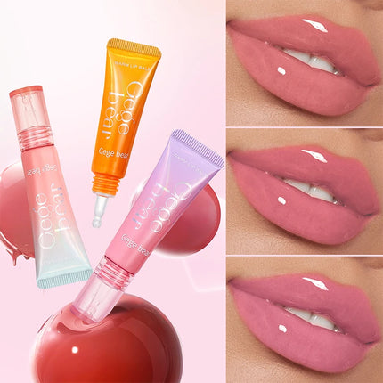 Gege Bear Moisturizing Color-changing Lip Balm with natural ingredients for soft, smooth lips all summer long
