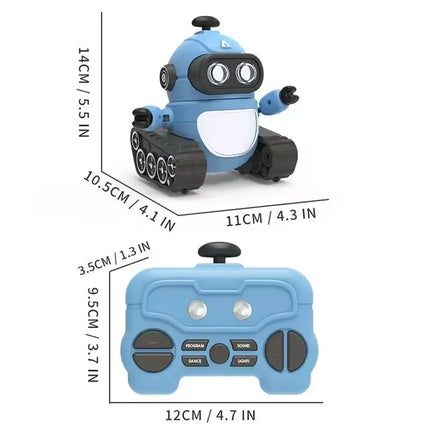 2.4G Remote Control Robot Dance Move Programable Colorful LED Lights Music Song Play Play Smart Robot Toys Kids Gift Christmas