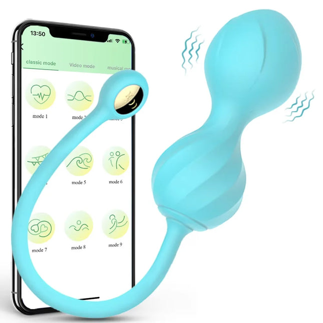 Wireless App Vagina Balls Vibrator for Women Tighten Vagina Muscle Trainer Kegel Ball Egg Intimate Sex Toys for Adults 18 Couple
