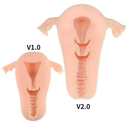 Male Masturbator Masturbation Penis Exercisers Realistic Uterus Inverted Mold with Realistic Hair Electric Peeable Sexy Toys성인용품