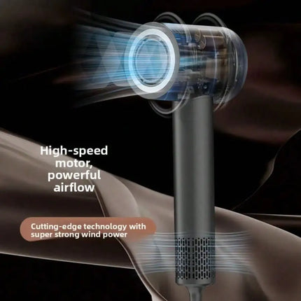 Professional Salon Ionic Hair Dryer, Touch Screen High Power Low Noise Fast Drying Blow Dryer For Barbers & Home Use