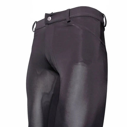 Men Shiny Sheer Pencil Pants Ice Silk See Through Elastic Tight Trousers Ice Silk Pants Sexy Male Leggings Gay Wear Plus Size