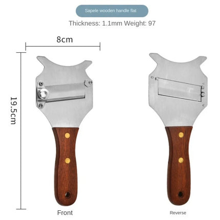 Stainless Steel Truffle Butter Roll Slicer Adjustable Slice Thickness Chocolate Planer Baking Kitchen Supplies Cheese Planer