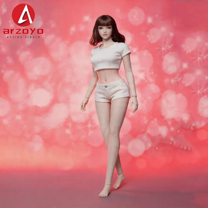 JIAOU DOLL 1/6 Female Super Flexible Seamless Body JOQ-10E JOQ-09F Metal Skeleton European Shape Large Breast Body