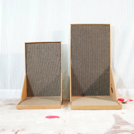 Cat scratching post, vertical cat scratcher for indoor cats, L-shaped cat wall scratcher, protective furniture sofa