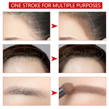 6 Colors Hairline Concealer Pen Waterproof Eyebrow Dye Pencil Beard Foundation Hair Line Cover - for Hairline, Eyebrows & Beard