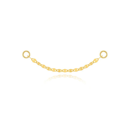 CANNER 1PC 925 Sterling Silver Chain Tassel Piercing Earrings Chain Charm Accessories For Woman Shiny Earring Fine Jewelry Gift