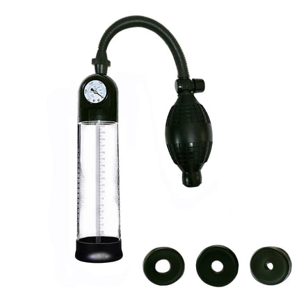 Male Manual Penis Pump Penis Enlarger Negative Pressure Vacuum Pump Big Dick Erection Enhancement Trainer Equipment Adult SexToy