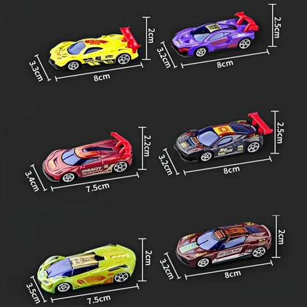 Magic Color Changing Racing Car Model 1:64 Temperature Sensitive Inertia Pull Back Cars Toys Crash-Resistant Durable Boys Gift