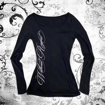 Women's Clothing Y2K Clothes Vintage T-shirts Streetwear Harajuku Graphic Print T Shirts Loose Long Sleeve Tee Tops