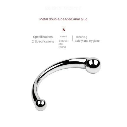 Anal Plug Dildo Aluminum alloy G Spot Wand Massage Stick Pure Metal Penis G-Spot Stimulator Sex Toy for Women Men