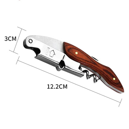 Free Personalised Corkscrew Engraved Wine Opener With Holster Wood Handle Bottle Opener Fathers Day Birthday Gifts Man Present