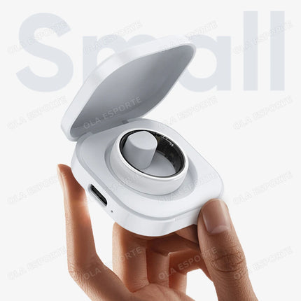 New Men Women Couple Smart Ring Health and Sleep Monitoring Multi Sport Mode Gesture Control 5ATM Waterproof With Charging Case