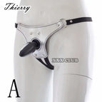 A with silver pants