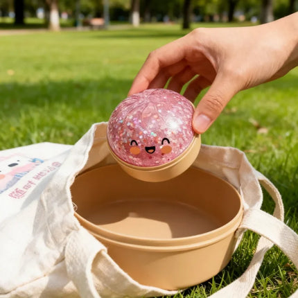 Glitter Dumpling Squishy Pinch Slow Rebound Soft Decompress Mystery Pressure Ball Things For Room Home Decor Children Adult Gift