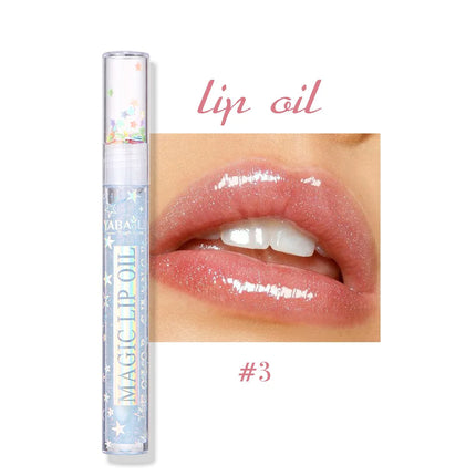 Lip Gloss Set Plumping Transparent Gloss Lip Oil Makeup Moisturizing Glitter Clear Mirror Lipstick Primer Cosmetic