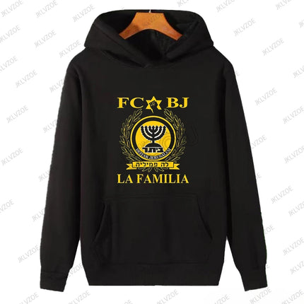 Spring Autumn Premium La Familia Beitar Long Sleeve Women Men Hoodies Cotton O-neck Sweatshirts High Quality Jerusalem Hoodies