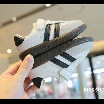 Children's Sneakers Boy Spring Autumn Causal Kid Running Walking Shoes Fashion Versatile Girls Tennis Shoes Soft Soled Hook Loop