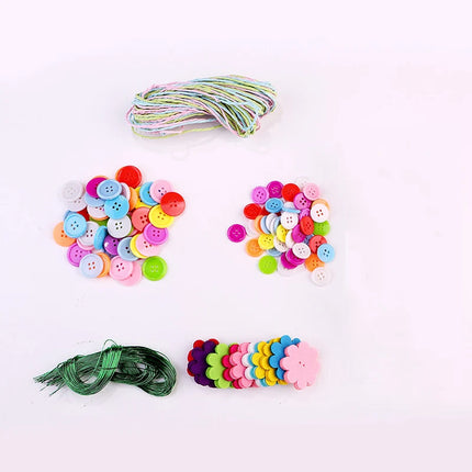 DIY Flower Toys Handmade Children Crafts Kids Educational Creative Toys Kids Make Your Own Bouquet Art Project Activity Gift