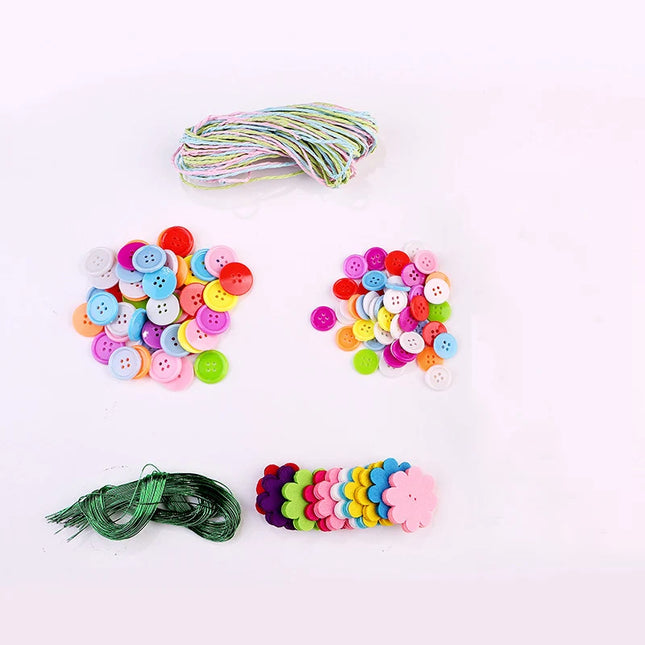DIY Flower Toys Handmade Children Crafts Kids Educational Creative Toys Kids Make Your Own Bouquet Art Project Activity Gift