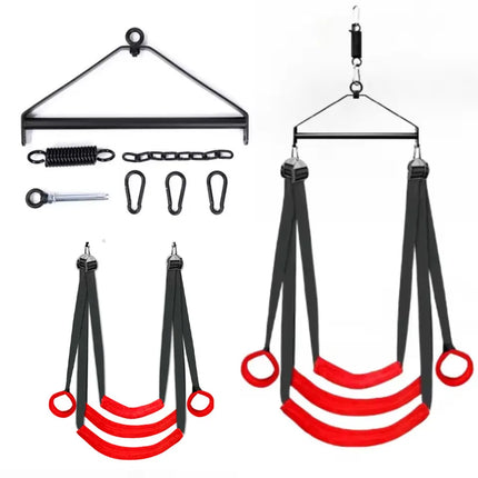 Door Hanging Sex Swing with Seat Sexy Pose BDSM Bondage Love Sling Alternative Flirting Adult Products Sex Toys for Couples Two