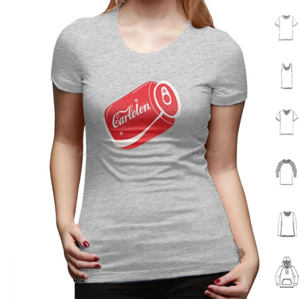 Carleton Coke Can T Shirt Big Size 100% Cotton Coke Carleton Carleton University