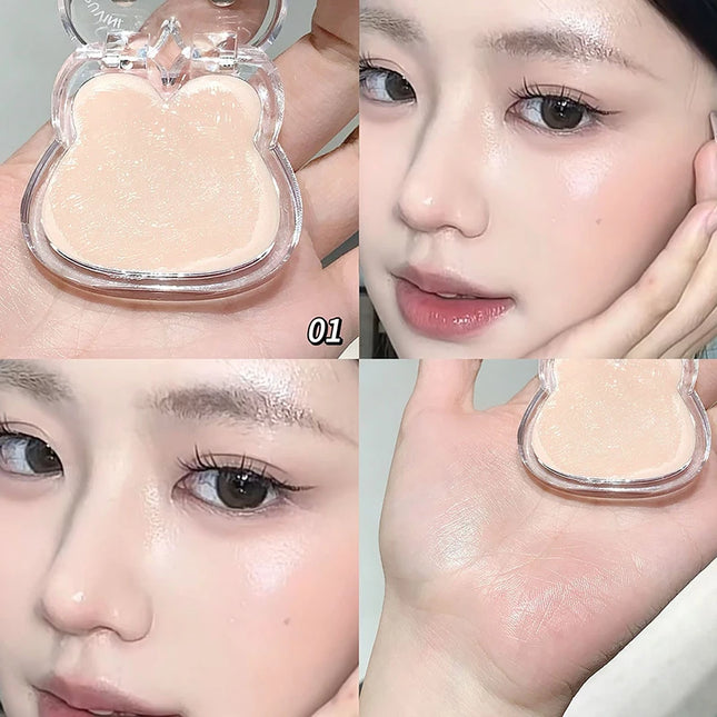 Water Gloss Cheek Cream Monochrome Blush Paste Mud Purple Orange Tint Brighten Lips Cheek Contour Rouge Waterproof Makeup Blush